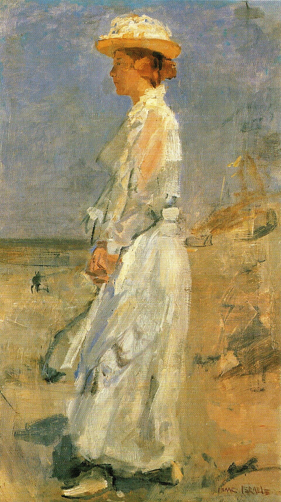 Jacqueline Sandberg als jonge vrouw, circa 1898, portretfoto