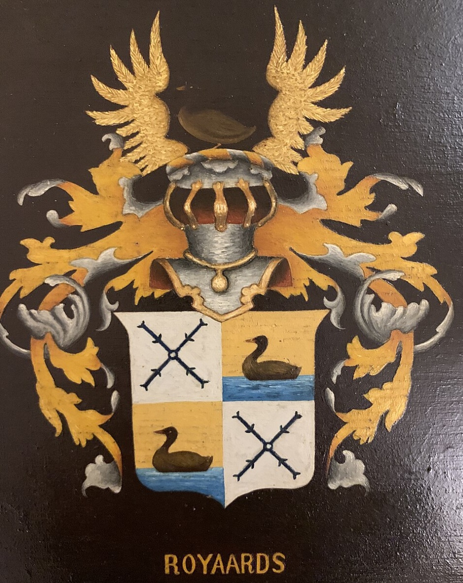 Geschilderd wapen Royaards, familiebezit