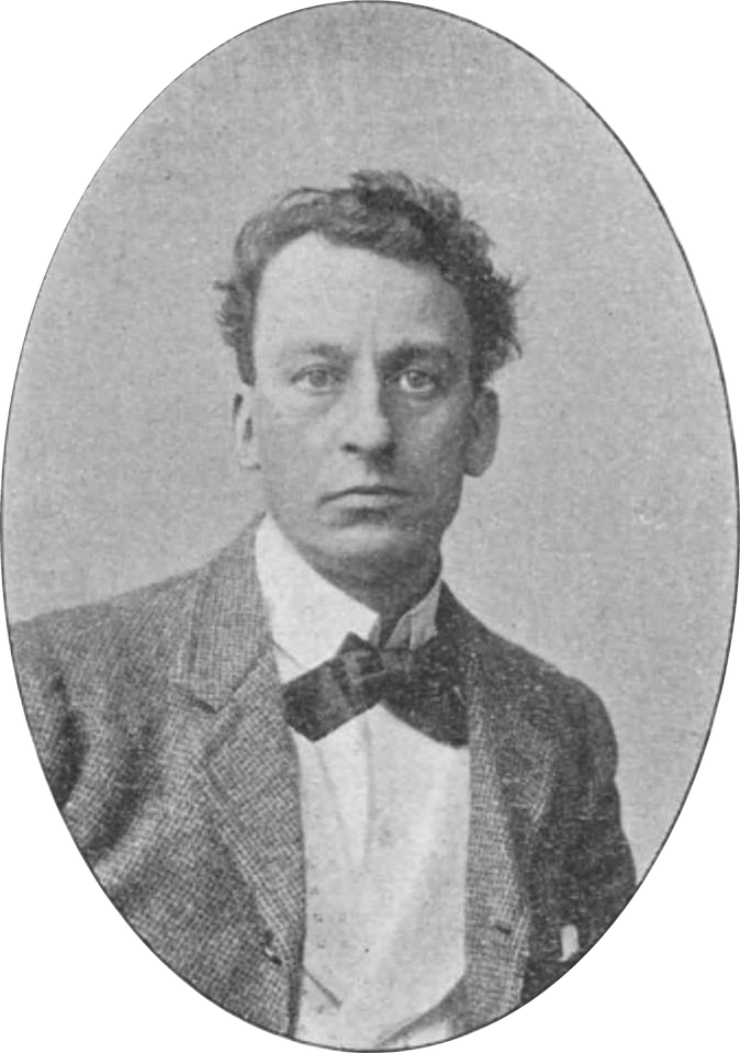 Portret van Willem Royaards omstreeks 1899